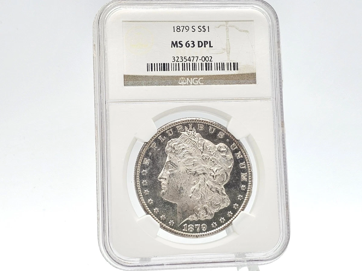 1879 Grade MS 63 Morgan US Dollars for sale | eBay
