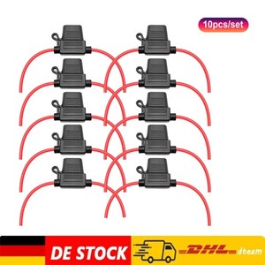 KFZ-Sicherungshalter Wasserdicht IP56 Für ATC/ATO Flachsicherungen - Max. 30A, 4mm² Kabel