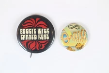 1970's Canned Heat & The Doors Pinback Buttons
