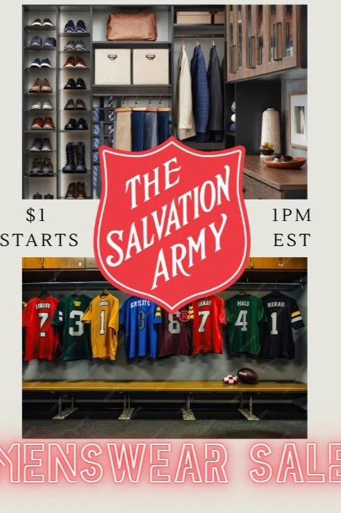 $1 Starts! Men's Fashion Apparel! Quick Thrifts! Goods for the Fellas!