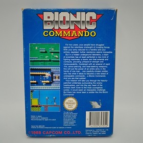 BIONIC COMMANDO NINTENDO NES PAL A CIB COMPLETO