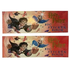 Harry Potter Big Sticker Book 24 Stickers Cedco 2000 Warner Bros Lot of 2