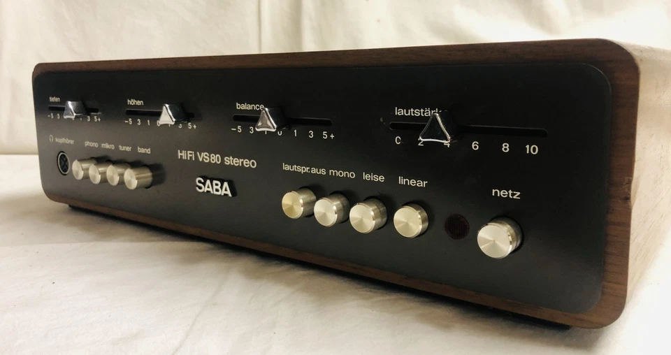 Amplificatore SABA Hi-Fi VS80 Vintage Top - Immagine 4 di 4