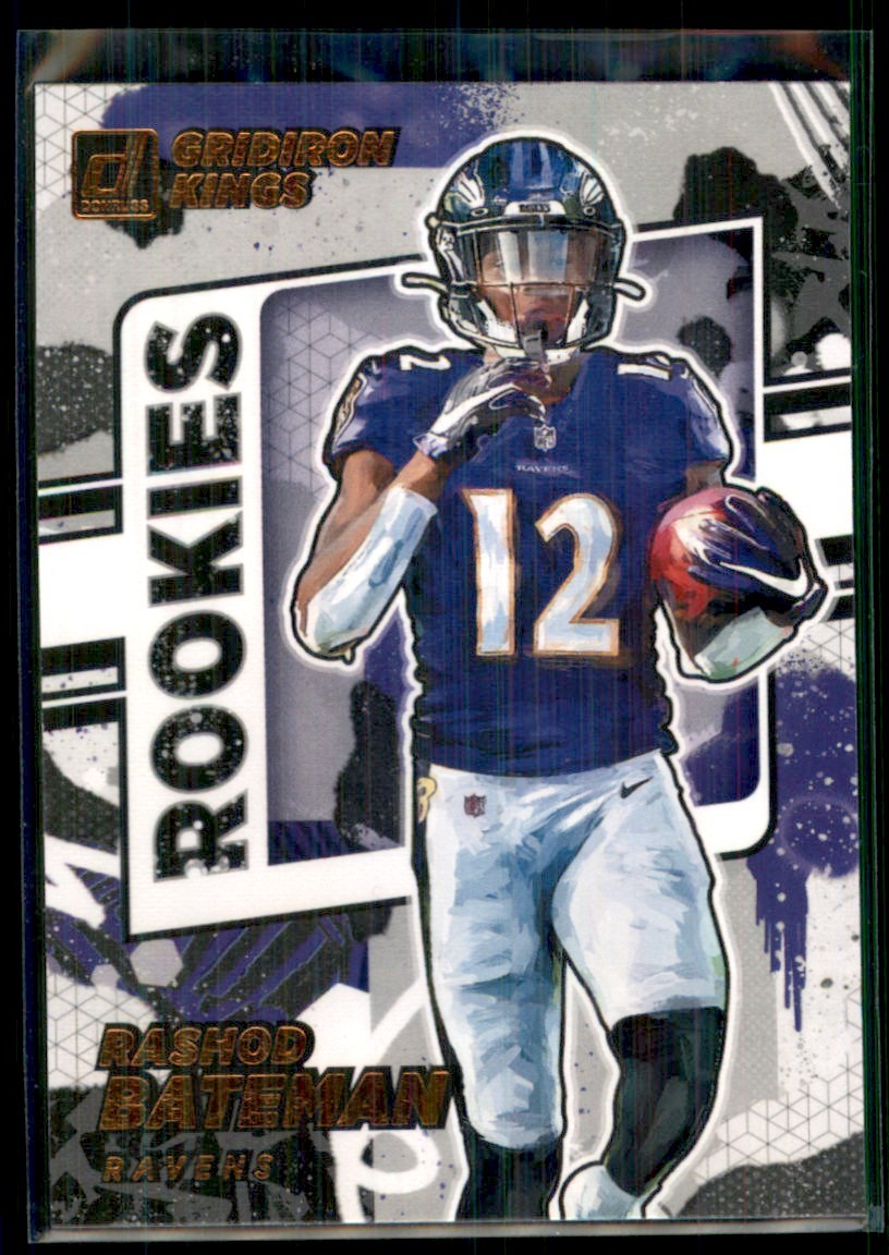 2021 Donruss Rookie Gridiron Kings Rashod Bateman RC Baltimore Ravens #RGK-RBA