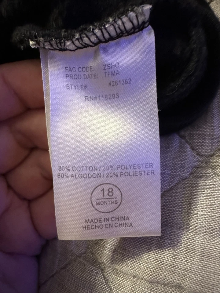 Sudadera con Capucha Harley Davidson Bebé 18M Little Rebel Club Cremallera Negra Naranja Calavera Foto 4 de 4