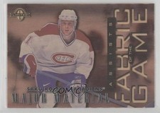 1997-98 Donruss Limited Fabric of the Game 611/1000 Saku Koivu #8 4ry