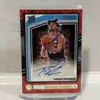 Terrence Shannon Jr 2024-25 Panini Donruss #269 Red International Auto Rookie RC