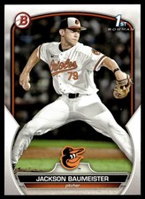 2023 Bowman Draft Jackson Baumeister Rookie Baltimore Orioles #BD-84