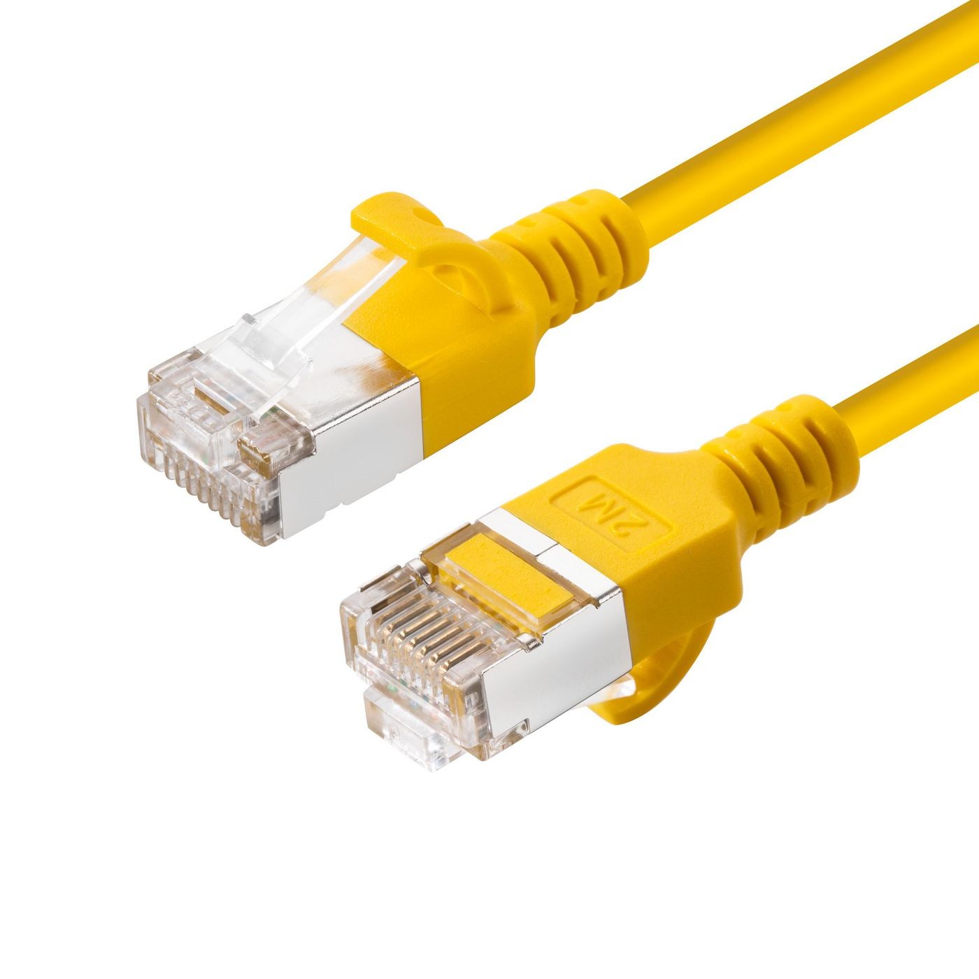 MicroConnect V-FTP6A005Y-SLIM CAT6A U-FTP Slim. LSZH. 0.50m