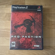 Red Faction Sony PlayStation 2 NTSC-U/C 2001 Shooter Manual Multiplayer M THQ