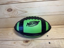 Vintage 2005 Nerf Classic Weather Blitz Green  Black Foam Toy Football MINT