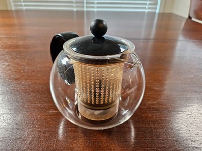 Bodum, Assam Tea Press Infuser French Press 17 Oz Ounce Teapot with Black Handle