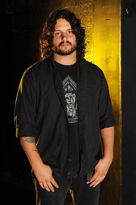 Singer Gavin Hayes of Dredg poses on July 30 2009 in Miami Florida- Old Photo 1