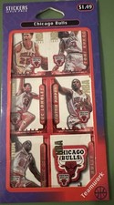 VTG CROWN PRO 1997 SEALED STICKER PACK CHICAGO BULLS PIPPEN, Others, BULLS LOGO