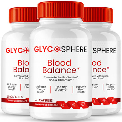 (3 Pack) GlycoSphere Capsules - Advanced Blood Health Support Dietary Supplement