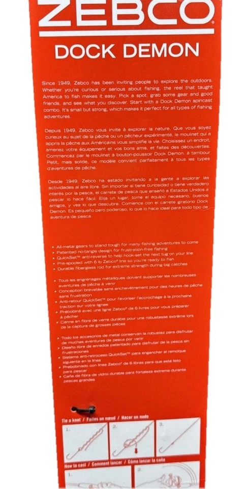 Zebco Dock Demon Rod and Reel New Trout Fishing - Image 4 of 4