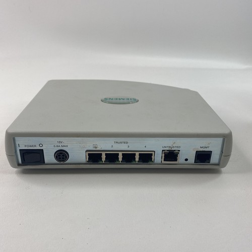 VINTAGE Siemens 120-5880-001 Broadband Security Router VPN 4Port Ethernet Switch - 第 4/6 張圖片