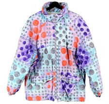 80s 90s NORDICA Sportswear snow ski winter vintage puffer jacket down coat S M