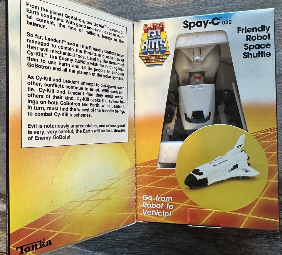 Tonka Bandai Transformer GOBOTS Machine Robo SPAY-C Go Bot Space Shuttle 022 NEW - Image 2 of 4
