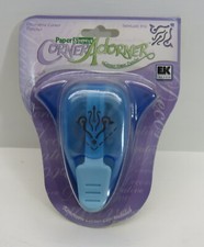 EK Success Corner Adorner - Decorative Corner Paper Punch - Intricate Iris -