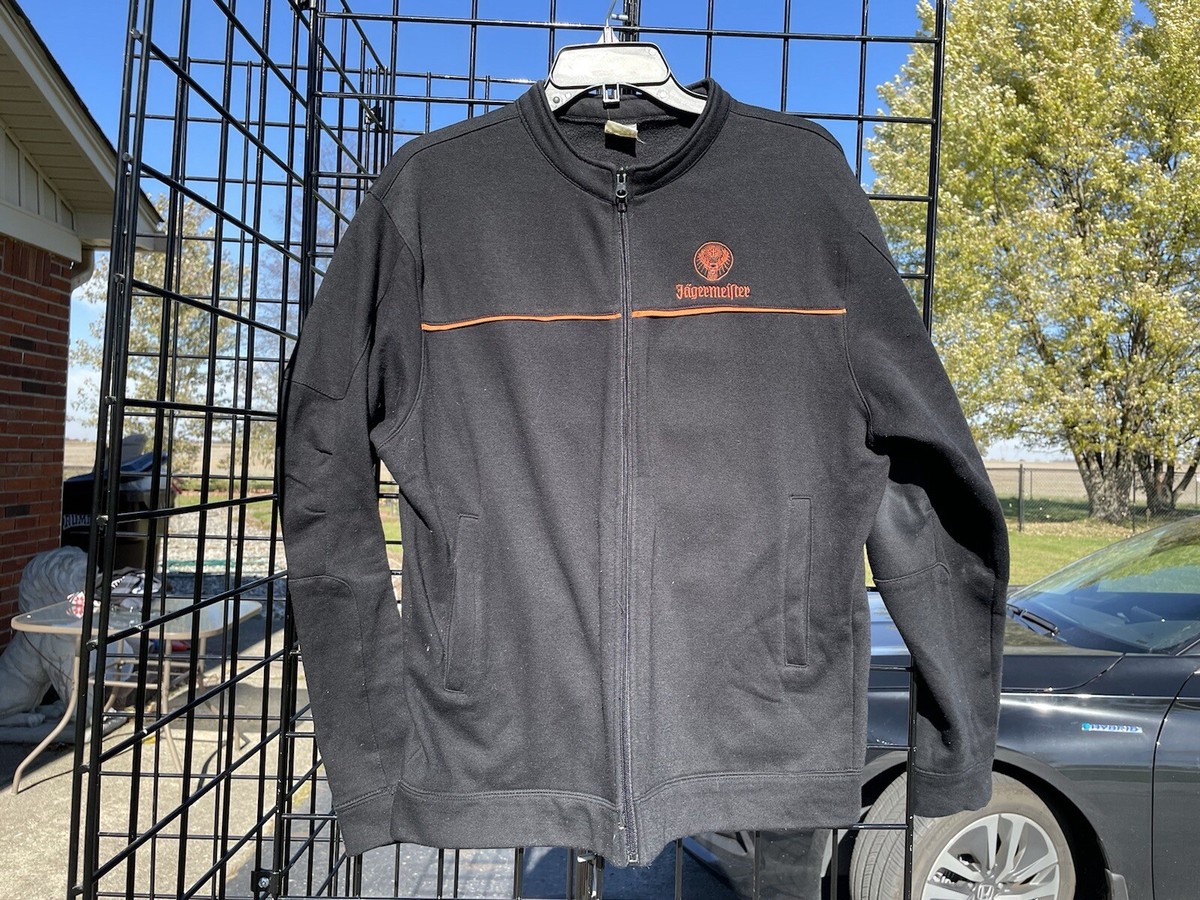 Rare Vintage Jagermeister Alcohol Promo Stitched Zip Up Fleece