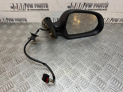WING MIRROR AUDI A4 B8 DRIVER SIDE BLACK CARBON WRAP 2008-2012 CHECK DESC.
