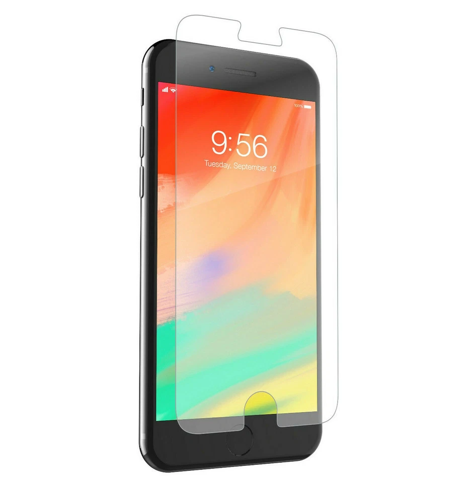 Zagg iPhone 8 7 6 6S PLUS Invisible Shield Tempered Glass+ Screen Protector - Image 3 of 3