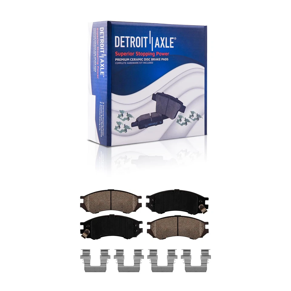 Front Brake Rotors + Ceramic Pads for 1991 - 2002 SC SC1 SC2 SL SL1 SL2 SW1 SW2 - Image 4 of 4