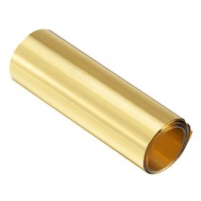 1000mm x 100mm x 0.02mm Brass Sheet Roll for DIY Metal Foil Plate