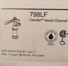 Delta 798LF Cassidy 1-Handle Vessel Waterfall Bathroom Sink Faucet Chrome