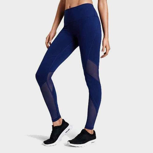 Knock Out Leggings Mesh Pants Navy 