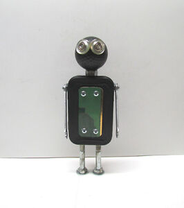 Found Objects Robot Sculpture / Assemblage Robot Figurine