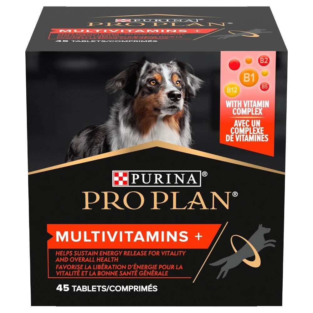 PRO PLAN Multivitamins + Dog Food Supplement Vitamins 45 Tablets