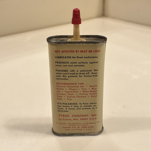 Mr. Shhhhh Quiet Household Oil 3 Fl Oz Pyroil Oiler - Picture 4 of 6