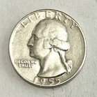 1955 D SILVER GEORGE WASHINGTON QUARTER