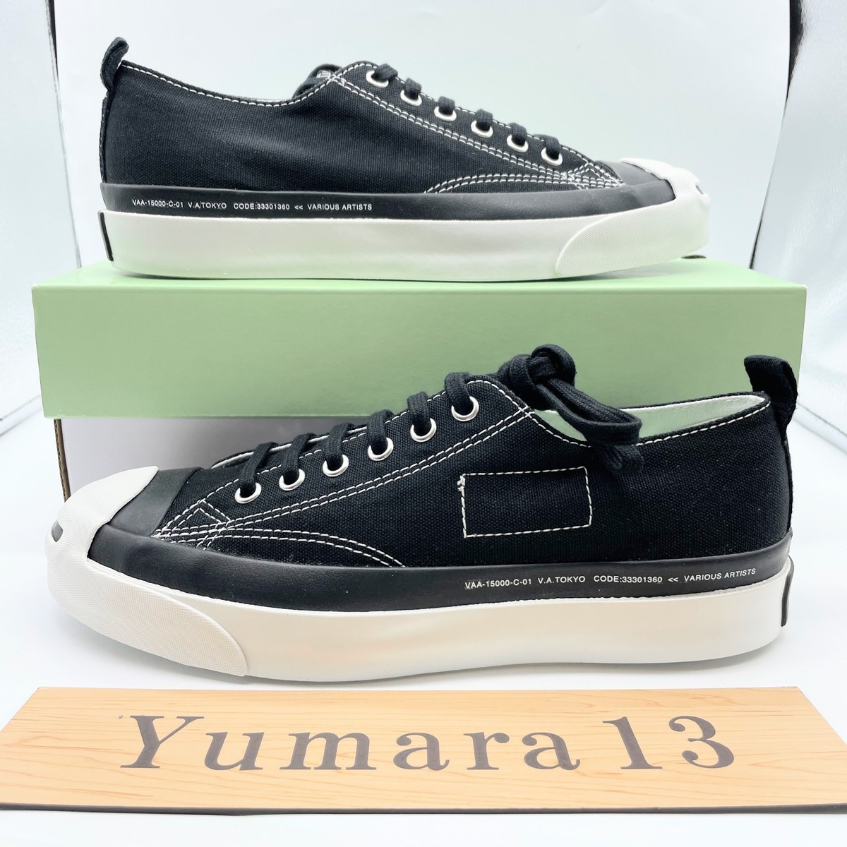 靴 CONVERSE JACK PURCELL / V.A. FRGMT 25.5 FRAGMENT × V.A. × Converse Jack Purcell 1935 Black Men's