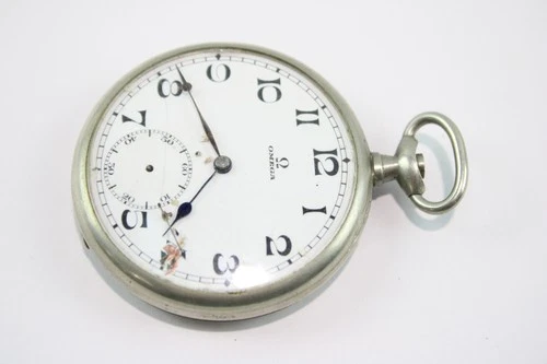 Vintage Omega Open Face Pocket Watch Hand Wind SPARES/REPAIRS
