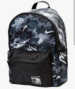 NEW Nike Russell Wilson Boys' 15 inch Camo Backpack - black,  bottle pocket