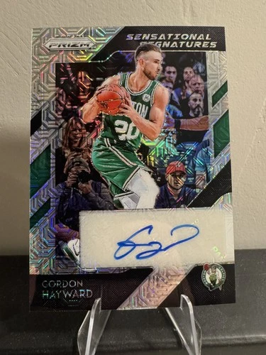 2018-19 Panini Prizm Sensational Signatures Choice Gordon Hayward Auto #24/25