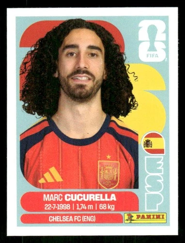 2026 Panini FIFA World Cup Stickers #ESP8 Marc Cucurella