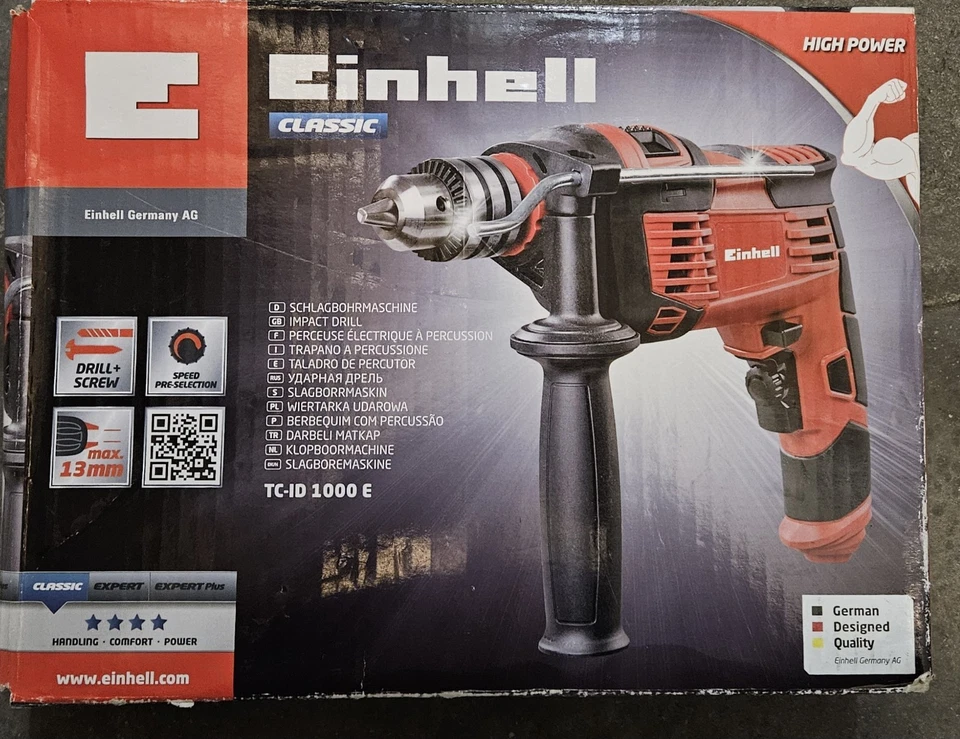 Проводная дрель Einhell TC-ID 1000E  - Изображение 2 из 4