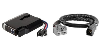 CURT Triflex Next Trailer Brake Controller & Vehicle Wiring Harness 51146 51422