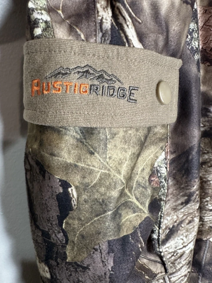Rustic Ridge Camo Pants Youth Large Mossy Oak Waterproof Scent Stop Hunting - Image 3 of 4