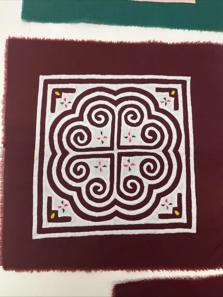 hmong embroidery Lot Of 5 - Image 3 of 4