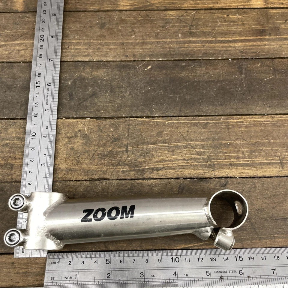 Zoom 1" Threadless Bicycle Stem 25.4mm Clamp 130mm 90s Giant Bike Stem - Image 3 of 4