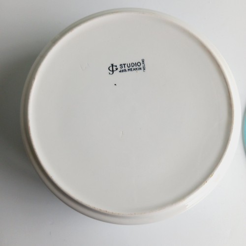 J & G Meakin Studio England Retro Blue Green Aztec Floral Casserole Dish & Lid - Picture 10 of 11