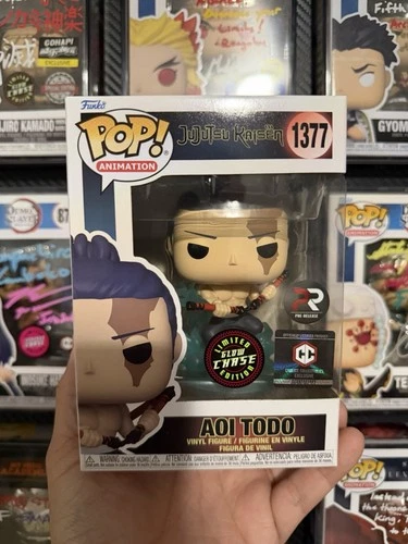 Funko Pop Jujutsu Kaisen Aoi Todo Chalice #1377 Exclusive Pre-Release Glow Chase