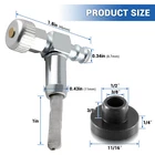 Fuel Gas Tank Grommet & Shut Off Valve Fit Coleman Powermate 4200 5000 Generator