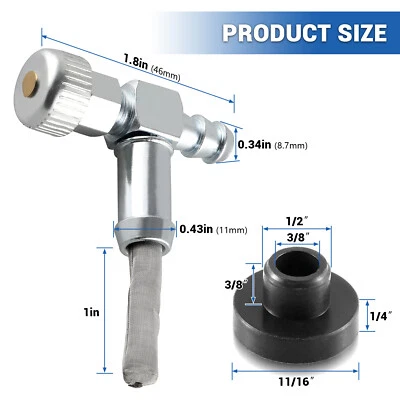 Fuel Gas Tank Grommet & Shut Off Valve Fit Coleman Powermate 4200 5000 Generator