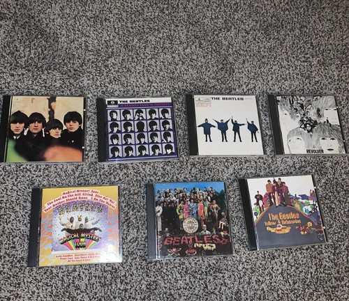 Lot of 7 Beatles CD's Yellow Submarine Magical Mystery Tour Help Hard Days Night